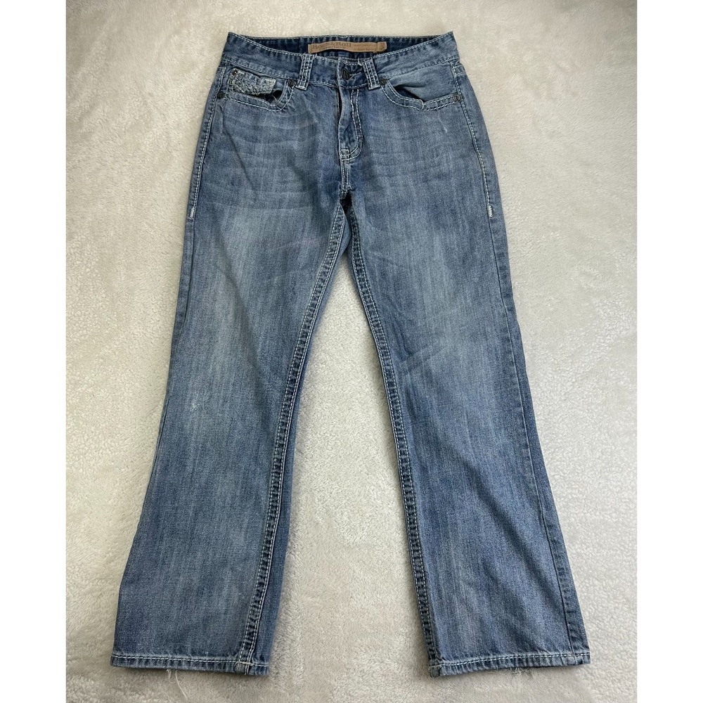 Rock & Roll Cowboy Straight Leg Jeans Mens 32x32 Blue Cotton Denim Double Barrel